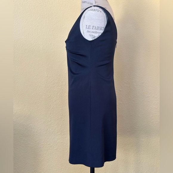 Philosophy Di Alberta Ferretti Navy Blue Sleeveless Dress Size 8 - Picture 3 of 9